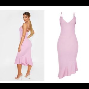 PrettyLittleThing Dresses - Lilac Frill Hem Dress PrettyLittleThing Dresses - Lilac Frill Hem Dress